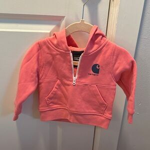 Carhartt Kids Coral Half-Zip Hoodie